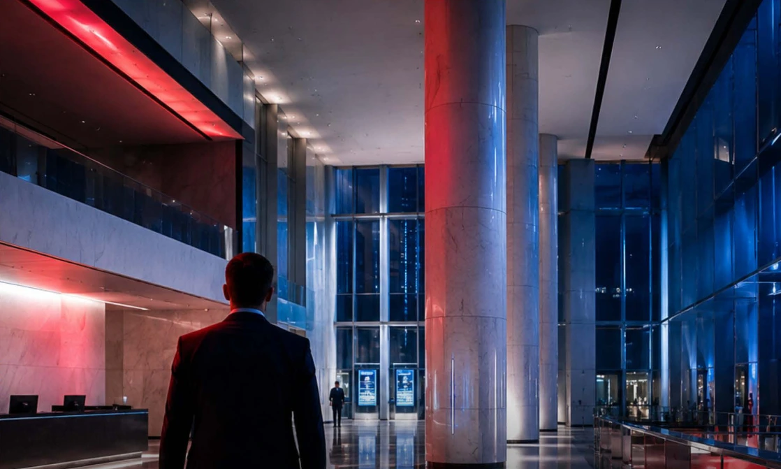 A contemporary office interior