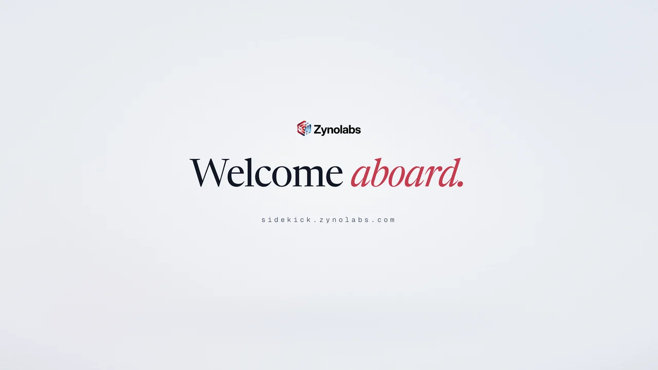 Welcome aboard.